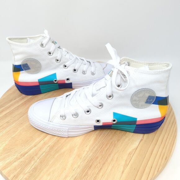 Converse Chuck Taylor All Star Space Racer Hi Sneakers 165092C Women’s Size 6 - Picture 1 of 9